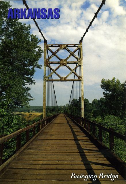 Heber Springs, Arkansas Swinging Bridge